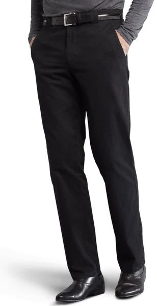 Chino Broeken Meyer Broek Roma Zwart 5 Chino Broeken Meyer Broek Roma Zwart - Afbeelding 5