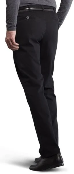 Chino Broeken Meyer Broek Roma Zwart 6 Chino Broeken Meyer Broek Roma Zwart - Afbeelding 6