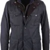 Wollen Jassen Barbour Waxjas Ogston Donkerblauw