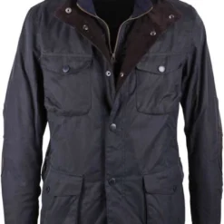 Wollen Jassen Barbour Waxjas Ogston Donkerblauw