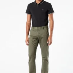 Chino Broeken Dockers Alpha Slim Stretch Olive -Broeken&Jeans || Jassen Winkel 11545 16