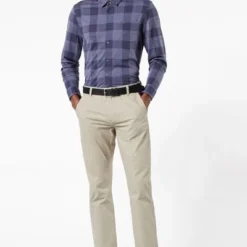 Chino Broeken Dockers Alpha Slim Stretch Beige -Broeken&Jeans || Jassen Winkel 11557 18