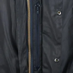 Waxjas Voor Heren Barbour Border Wax Jas Blauw 10 Waxjas Voor Heren Barbour Border Wax Jas Blauw -Broeken&Jeans || Jassen Winkel 55937 5