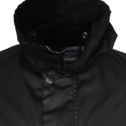 Waxjas Voor Heren Barbour Bedale Wax Jas Zwart -Broeken&Jeans || Jassen Winkel 55941 11