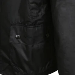 Waxjas Voor Heren Barbour Bedale Wax Jas Zwart -Broeken&Jeans || Jassen Winkel 55941 9