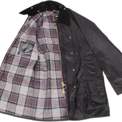 Waxjas Voor Heren Barbour Waxjas Beaufort Black -Broeken&Jeans || Jassen Winkel 5932 10