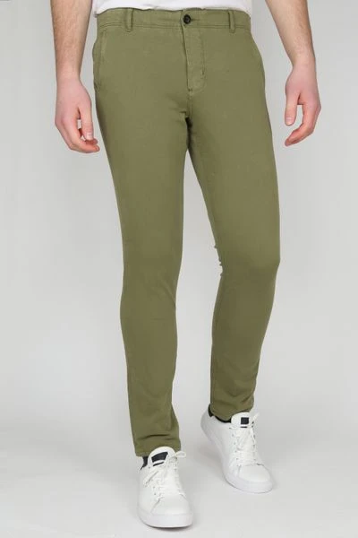 Chino Broeken Suitable Milton Skinny-Fit Chino Groen 6 Chino Broeken Suitable Milton Skinny-Fit Chino Groen - Afbeelding 6