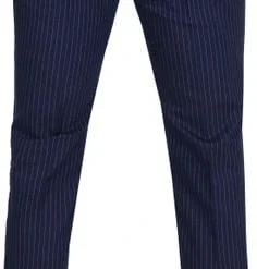 Pantalons Suitable Pantalon Pisa Strepen Navy -Broeken&Jeans || Jassen Winkel 66109 1 1