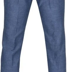 Pantalons Suitable Pantalon Pisa Melange Blauw -Broeken&Jeans || Jassen Winkel 66110 10