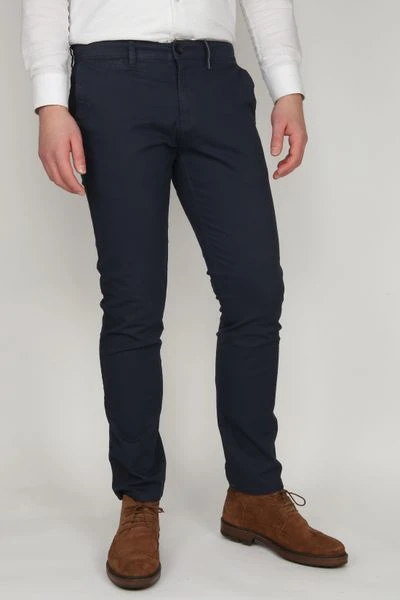 Chino Broeken Suitable Chino Sartre Navy 2 Chino Broeken Suitable Chino Sartre Navy - Afbeelding 2