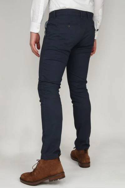 Chino Broeken Suitable Chino Sartre Navy 3 Chino Broeken Suitable Chino Sartre Navy - Afbeelding 3