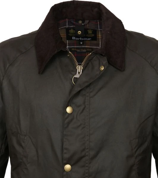 Waxjas Voor Heren Barbour Ashby Wax Jas Olive 3 Waxjas Voor Heren Barbour Ashby Wax Jas Olive - Afbeelding 3