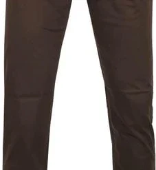 Chino Broeken Suitable Chino Sartre Donkerbruin -Broeken&Jeans || Jassen Winkel 67384 10 1