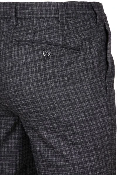 Pantalons Suitable Pantalon Milano Ruit Antraciet 6 Pantalons Suitable Pantalon Milano Ruit Antraciet - Afbeelding 6