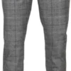 Pantalons Suitable Pantalon Milano Ruit Grijs