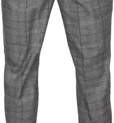 Pantalons Suitable Pantalon Milano Ruit Grijs -Broeken&Jeans || Jassen Winkel 67710 4