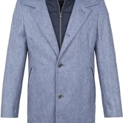 Wollen Jassen Suitable Geke Coat Streep Blauw