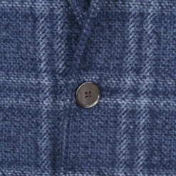 Wollen Jassen Suitable Geke Coat Ruit Blauw -Broeken&Jeans || Jassen Winkel 67907 3