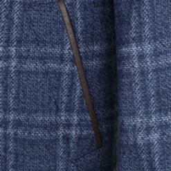 Wollen Jassen Suitable Geke Coat Ruit Blauw -Broeken&Jeans || Jassen Winkel 67907 4