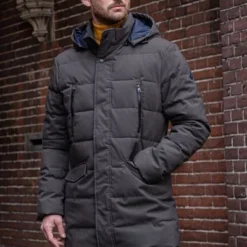 Winterjas Voor Heren Suitable Alex Winterjas Antraciet -Broeken&Jeans || Jassen Winkel 67910 7