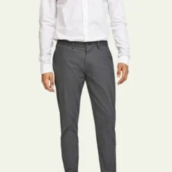 Chino Broeken Scotch And Soda Stuart Chino Grijs -Broeken&Jeans || Jassen Winkel 68134 5