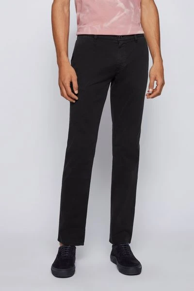 Chino Broeken Hugo Boss Chino Zwart 4 Chino Broeken Hugo Boss Chino Zwart - Afbeelding 4