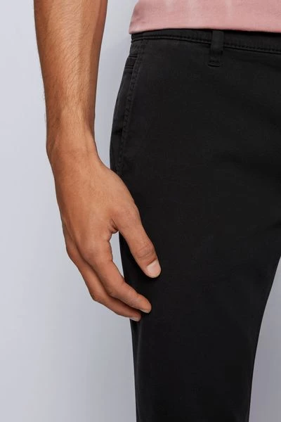 Chino Broeken Hugo Boss Chino Zwart 5 Chino Broeken Hugo Boss Chino Zwart - Afbeelding 5