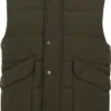 Bodywarmers Heren Scotch And Soda Bomber Bodywarmer Donkergroen