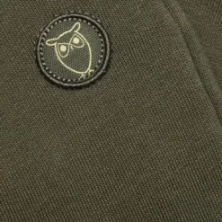 Joggingbroeken KnowledgeCotton Apparel Teak Joggingsbroek Donkergroen -Broeken&Jeans || Jassen Winkel 70640 3