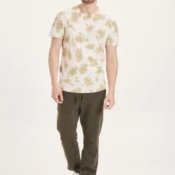 Joggingbroeken KnowledgeCotton Apparel Teak Joggingsbroek Donkergroen -Broeken&Jeans || Jassen Winkel 70640 4