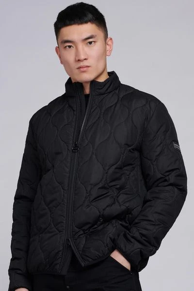 Tussenjassen Barbour International Accelerator Race Quilt Jack Zwart 4 Tussenjassen Barbour International Accelerator Race Quilt Jack Zwart - Afbeelding 4