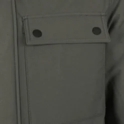 Winterjas Voor Heren Ecoalf Luena Jas Khaki -Broeken&Jeans || Jassen Winkel 70914 3