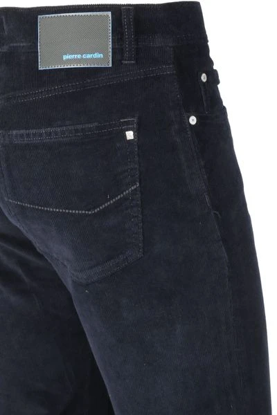 Five-Pocket Broeken Pierre Cardin Lyon Voyage Corduroy Broek Donkerblauw 3 Five-Pocket Broeken Pierre Cardin Lyon Voyage Corduroy Broek Donkerblauw - Afbeelding 3