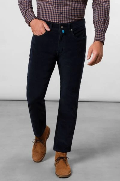Five-Pocket Broeken Pierre Cardin Lyon Voyage Corduroy Broek Donkerblauw 5 Five-Pocket Broeken Pierre Cardin Lyon Voyage Corduroy Broek Donkerblauw - Afbeelding 5