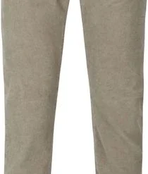 Five-Pocket Broeken Pierre Cardin Lyon Voyage Corduroy Broek Beige