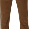 Five-Pocket Broeken Pierre Cardin Lyon Voyage Corduroy Broek Bruin