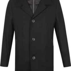 Wollen Jassen Suitable Geke Coat Uni Zwart -Broeken&Jeans || Jassen Winkel 71412 5