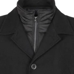 Wollen Jassen Suitable Geke Coat Uni Zwart -Broeken&Jeans || Jassen Winkel 71412 6