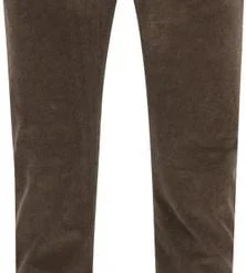 Five-Pocket Broeken Pierre Cardin Lyon Voyage Corduroy Broek Donkerbruin -Broeken&Jeans || Jassen Winkel 71499 1 1