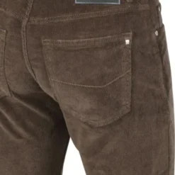 Five-Pocket Broeken Pierre Cardin Lyon Voyage Corduroy Broek Donkerbruin -Broeken&Jeans || Jassen Winkel 71499 3