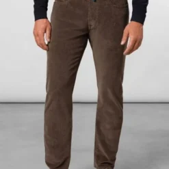 Five-Pocket Broeken Pierre Cardin Lyon Voyage Corduroy Broek Donkerbruin -Broeken&Jeans || Jassen Winkel 71499 5