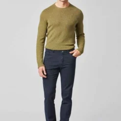 Five-Pocket Broeken Meyer Dublin Broek Marine Blauw -Broeken&Jeans || Jassen Winkel 71572 6