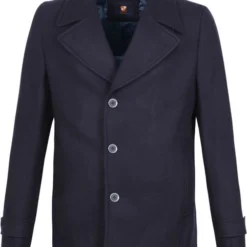 Wollen Jassen Suitable Coat Turijn Donkerblauw -Broeken&Jeans || Jassen Winkel 71738 9