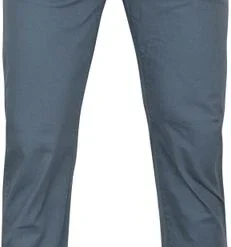 Chino Broeken Scotch And Soda Chino Stuart Blauw