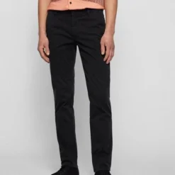 Chino Broeken Hugo Boss Chino Schino Slim Zwart -Broeken&Jeans || Jassen Winkel 72044 5