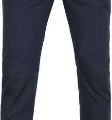 Chino Broeken Scotch And Soda Chino Slim Mott Donkerblauw