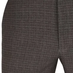 Pantalons Suitable Pantalon Jersey Ruit Bruin -Broeken&Jeans || Jassen Winkel 72344 2