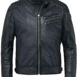 Tussenjassen Vanguard Sheep Veg Oily Leren Jas Navy -Broeken&Jeans || Jassen Winkel 72850 1 1