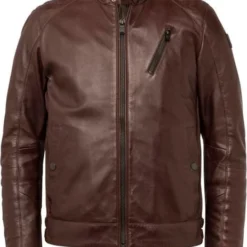 Tussenjassen Vanguard Leren Jas Bruin -Broeken&Jeans || Jassen Winkel 72929 1 1