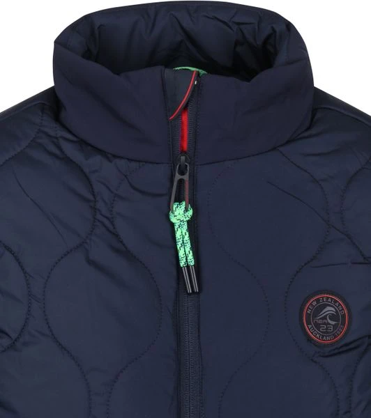 Bodywarmers Heren New Zealand Auckland Tooth Peak Bodywarmer Donkerblauw 2 Bodywarmers Heren New Zealand Auckland Tooth Peak Bodywarmer Donkerblauw - Afbeelding 2